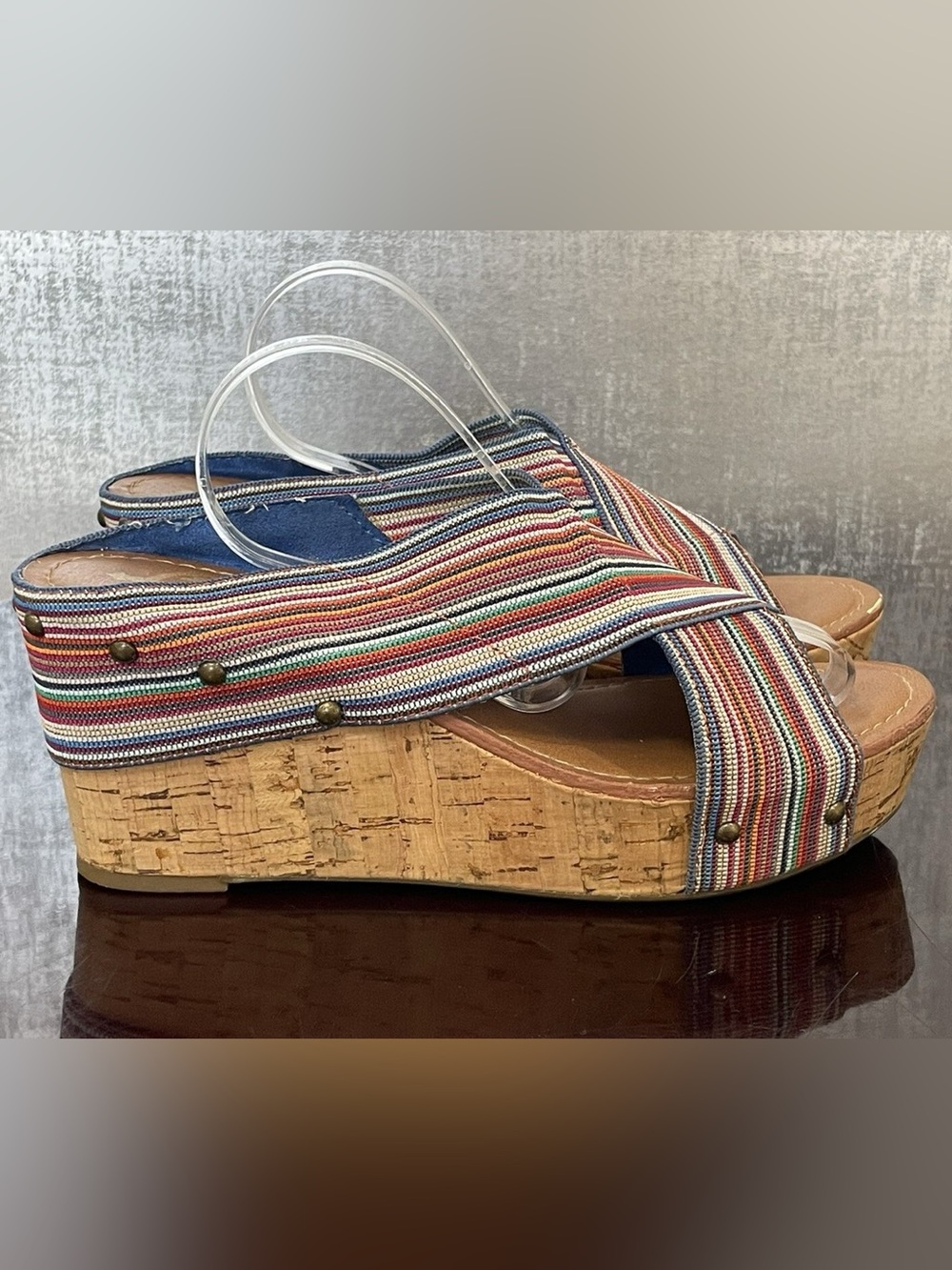 Steve Madden Multicolored Stripe Shoes